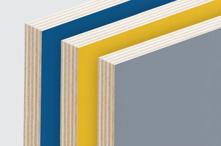 Color film-faced plywood